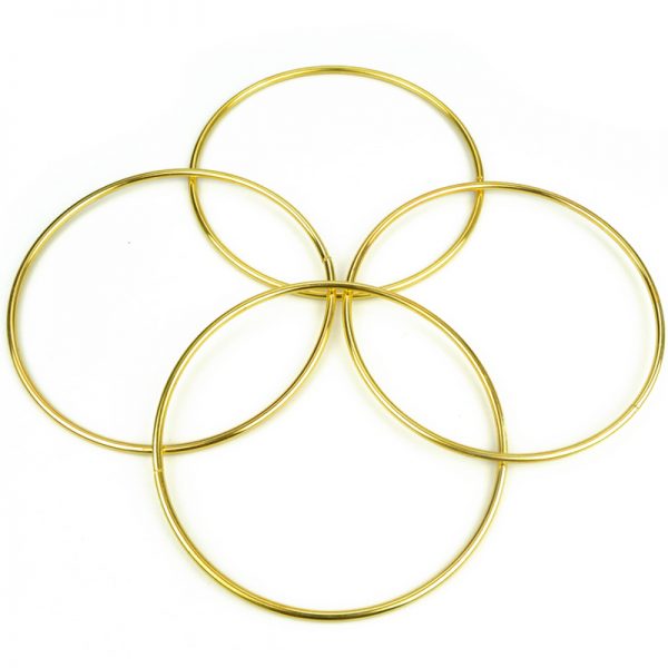 4 Linking Rings(Gold)-0