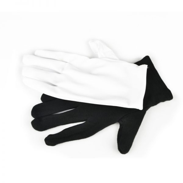 Black And White Gloves To Streamer-4087