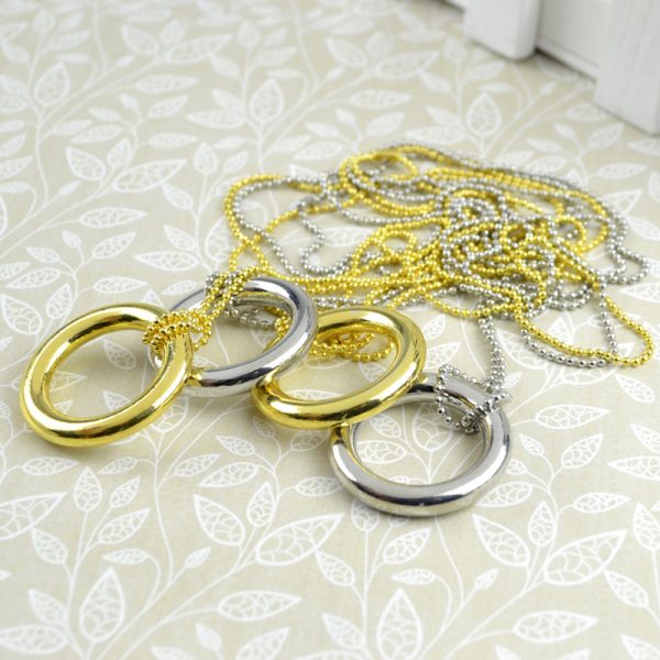 Deluxe Iron Chain and Ring(Gold)-4589