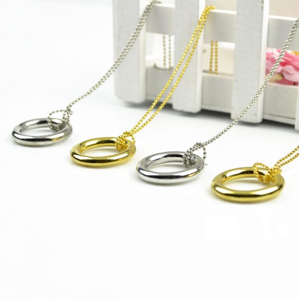 Deluxe Iron Chain and Ring(Gold)-0