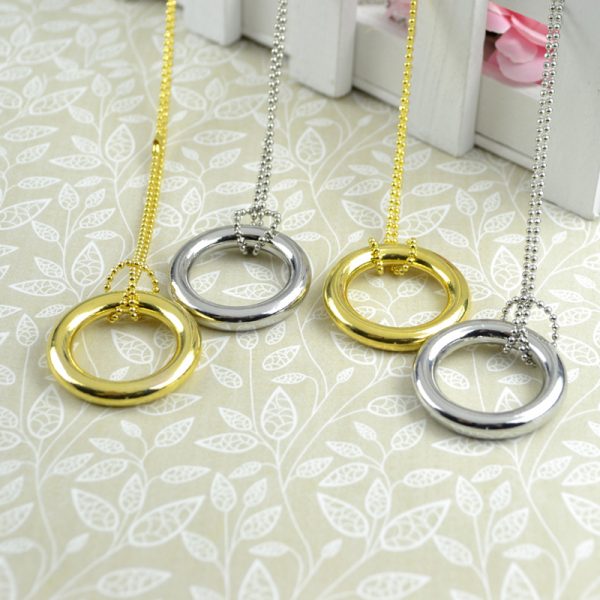 Deluxe Iron Chain and Ring(Gold)-4592